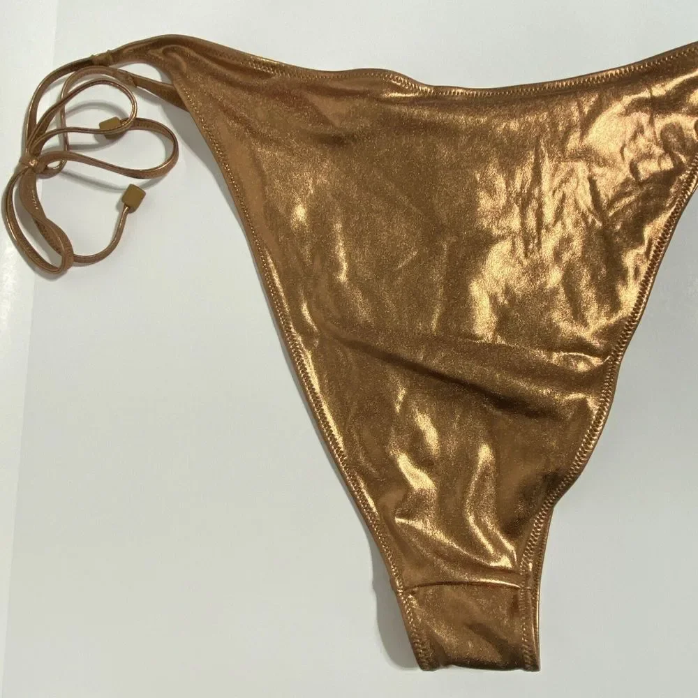 Skims Bikini Bottoms Women's 4X Penny Copper Bronze Brown String Cheeky NEW